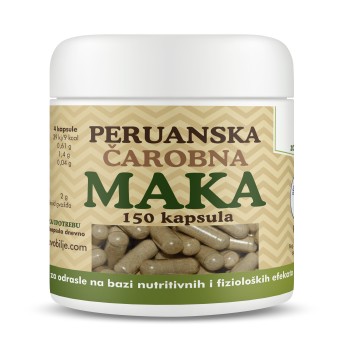 PERUANSKA ČAROBNA MAKA 150 KAPSULA PERUANSKA ČAROBNA MAKA 150 KAPSULA